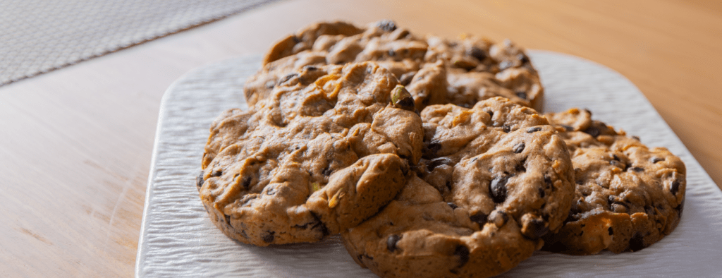 Double Choco Chips Pistachio Cookie