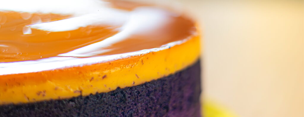 Ube Custard Cake (Solo)